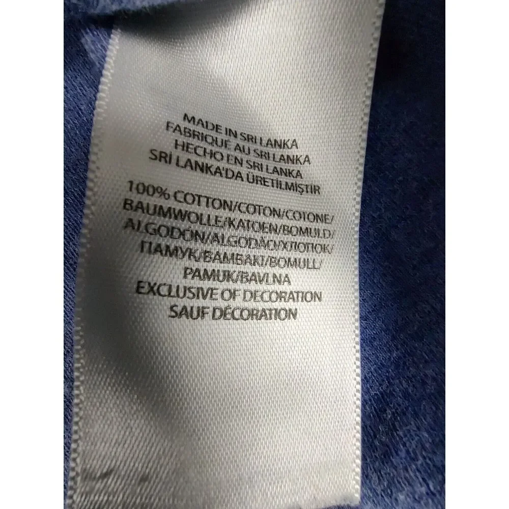 Polo Ralph Lauren Polo Shirt Men's L Blue Pony Large Cotton‎ Short Sleeve
